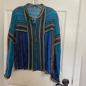 Multicolor Striped Women's Top